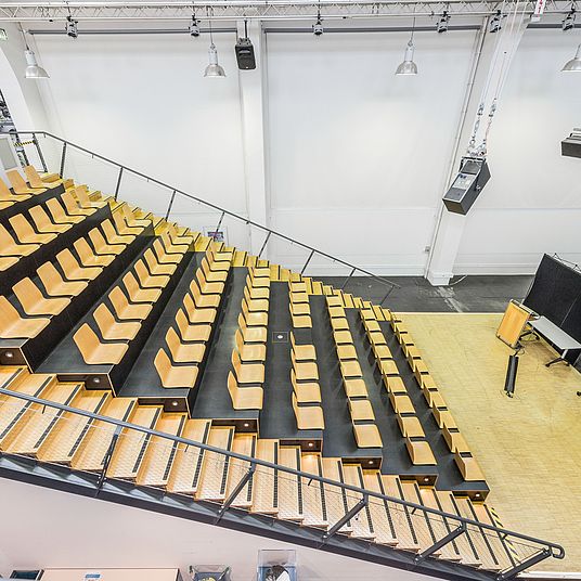 Blick in das Auditorium von Halle III.