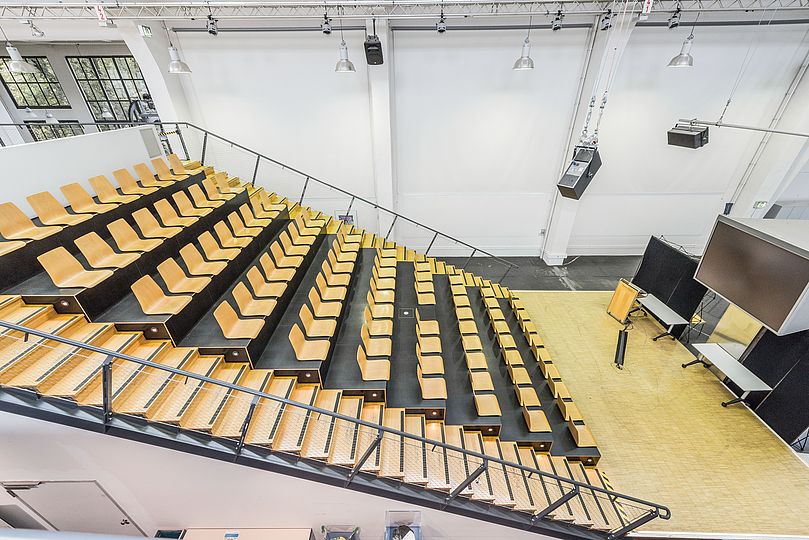 Blick in das Auditorium von Halle III.