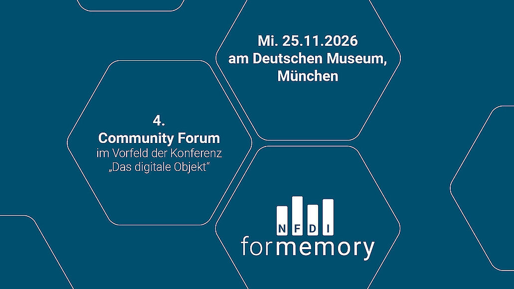 zur Tagung NFDI4Memory "Community Forum".