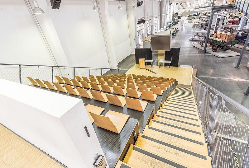 Blick in das Auditorium von Halle III.