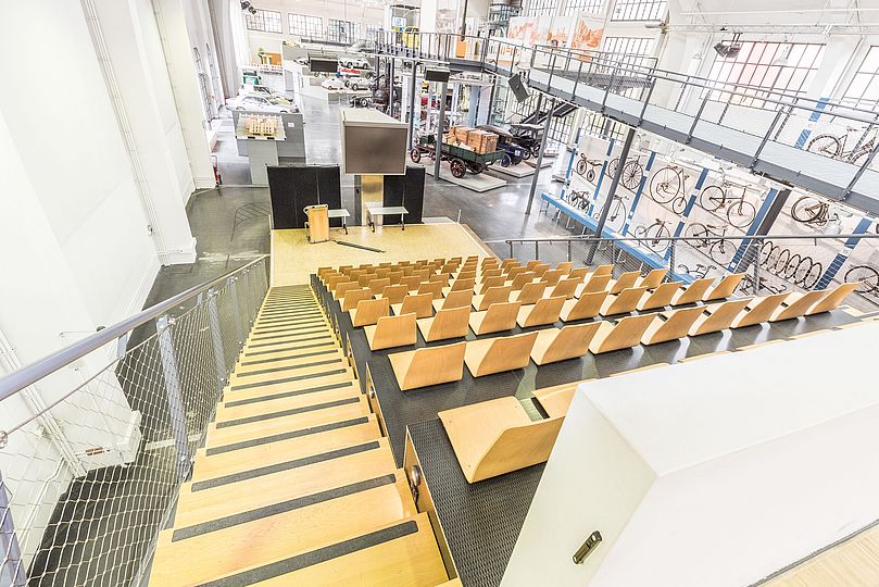 Blick in das Auditorium von Halle III.