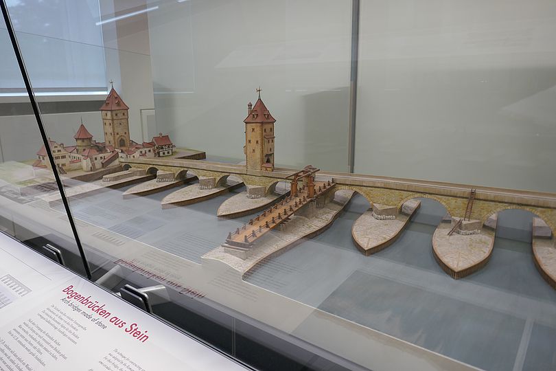 Modell der Steinernen Brücke in Regensburg