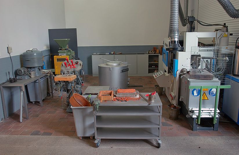 View inside the Demonstration Foundry.