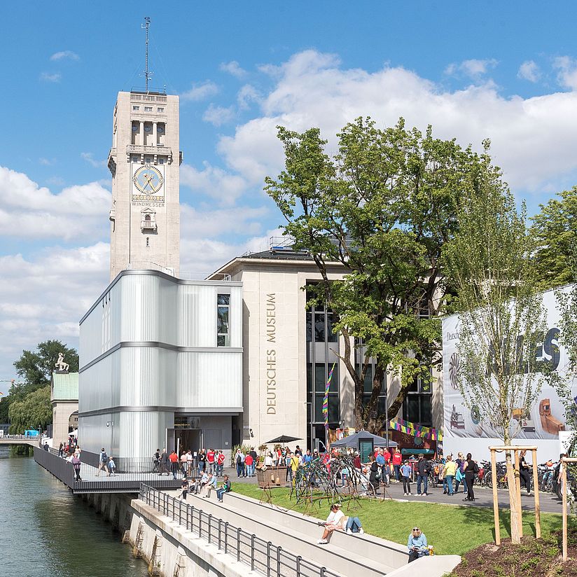 Deutsches Museum mit neuem Eingang.