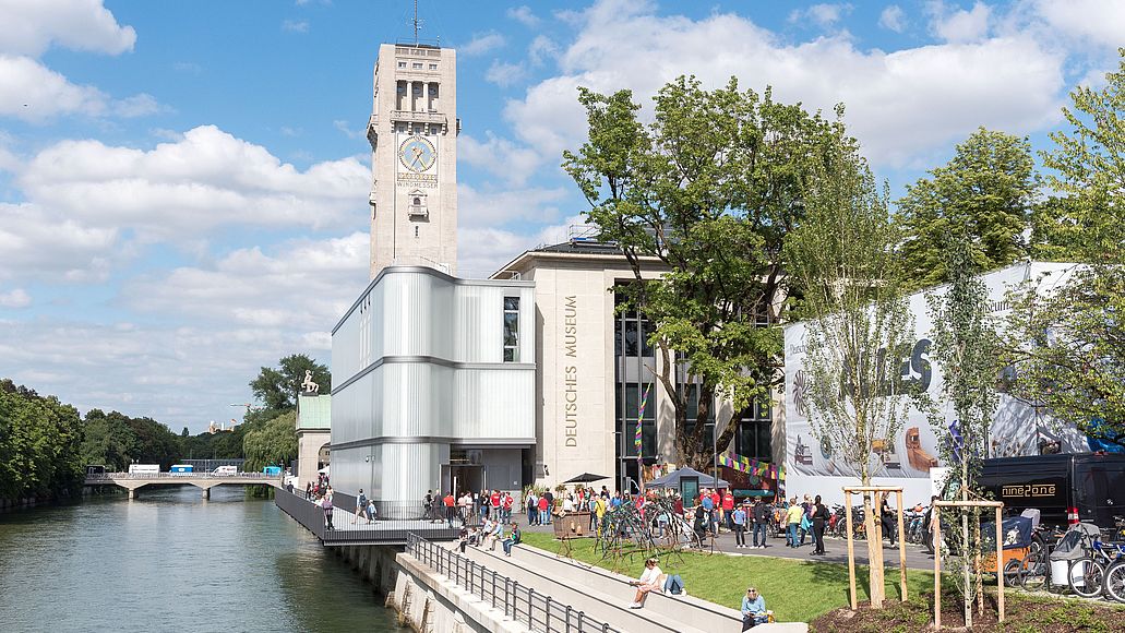 Deutsches Museum mit neuem Eingang.