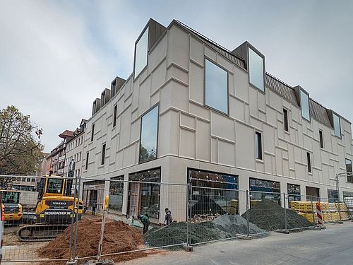 Deutsches Museum Nuernberg Westfassade vom 11.11.2019