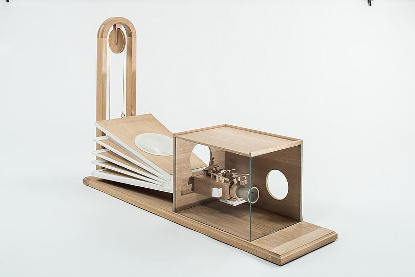 Nachbau des Kempelen’schen Sprechapparats.