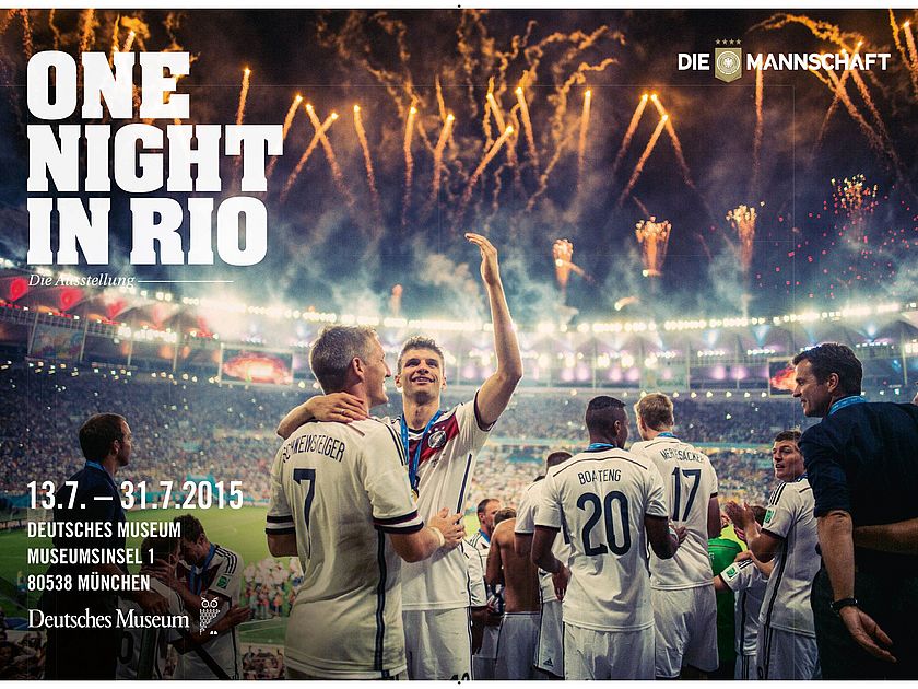 Offizielles Plakat zur Sonderausstellung One Night in Rio.