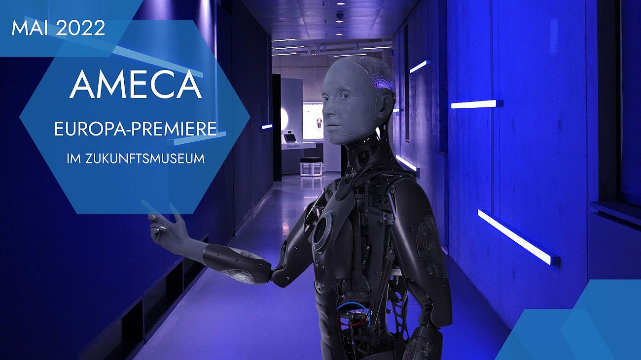 AMECA - die Zukunft der Roboter im Deutschen Museum Nürnberg