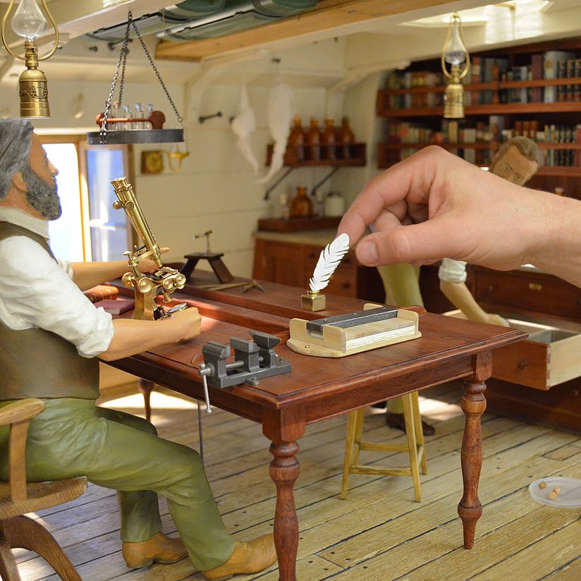Hand bearbeitet Diorama.
