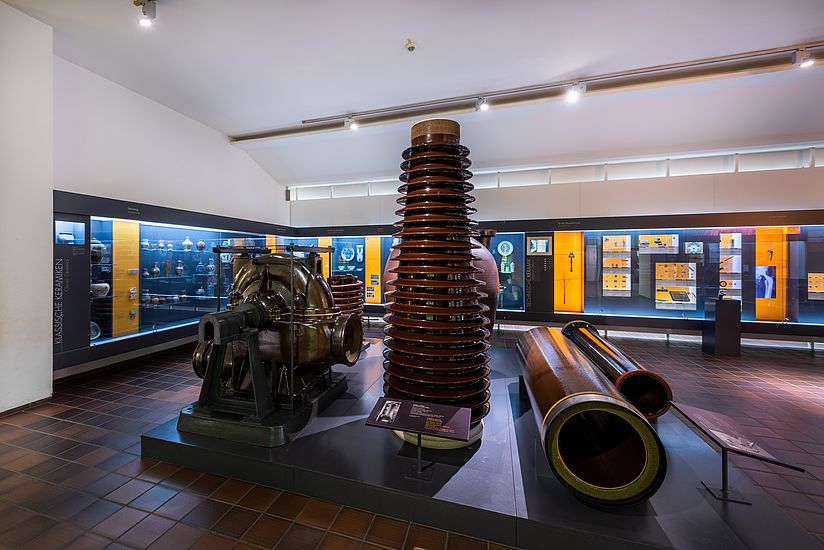 Ausstellungsbereich Technische Keramik.