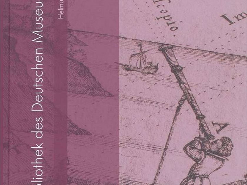 Die Bibliothek des Deutschen Museums Einband des Buchs über die Museumsbibliothek