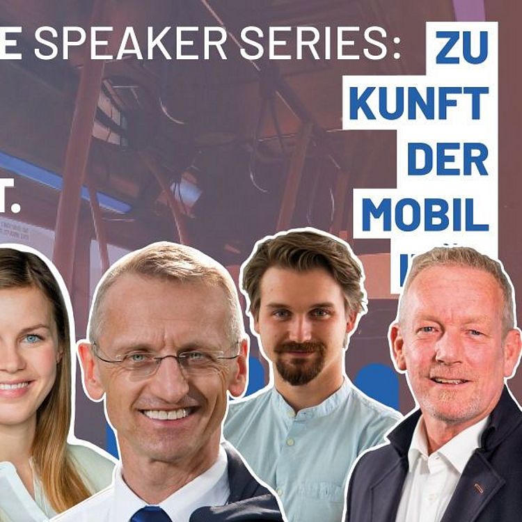 Kollage mit Personen die bei den Speakerseries sprechen