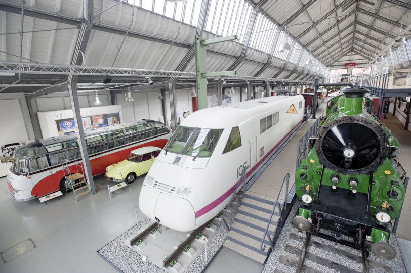 View of Hall II of the Verkehrszentrum.