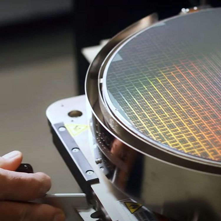 Fertigung von Mikrochips.