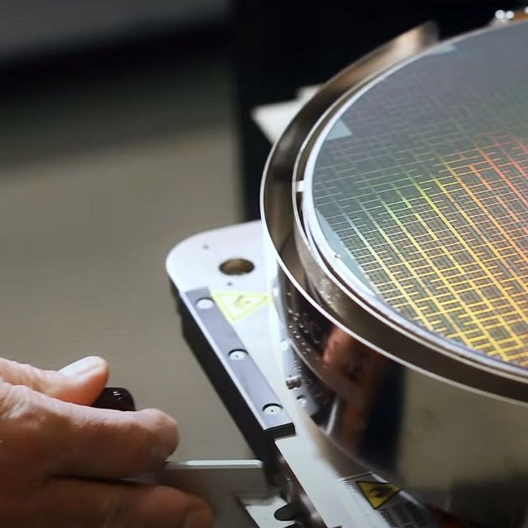 Fertigung von Mikrochips.