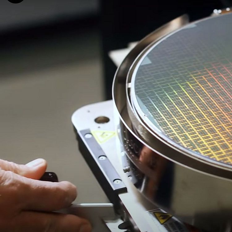 Fertigung von Mikrochips.
