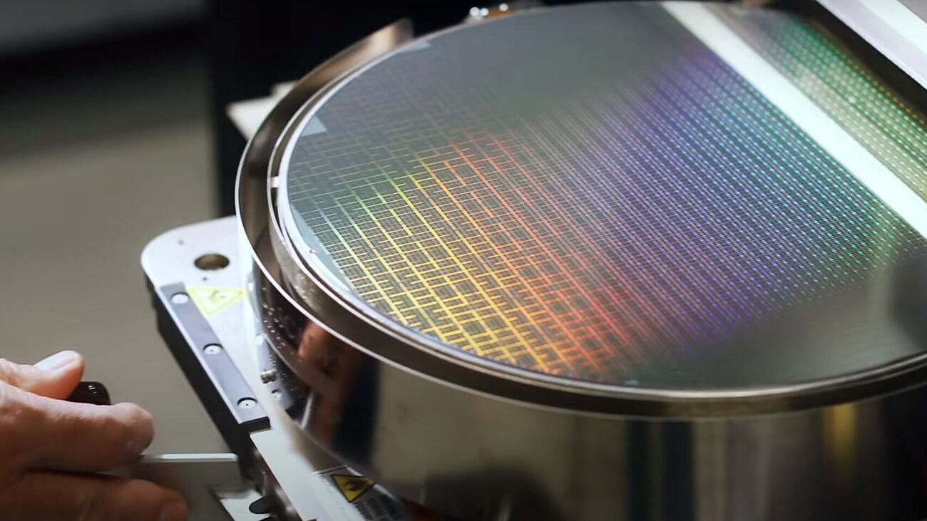 Fertigung von Mikrochips.