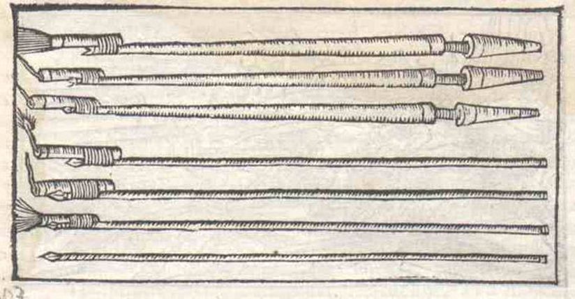 Die Feuerlanzen, eine neuartige Waffe für Nachtangriffe