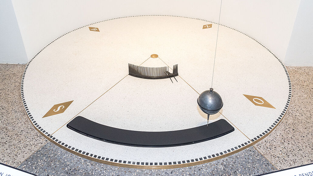 Informationen über das Foucault’sche Pendel.