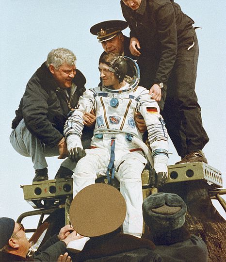 Cosmonaut Klaus-Dietrich Flade 