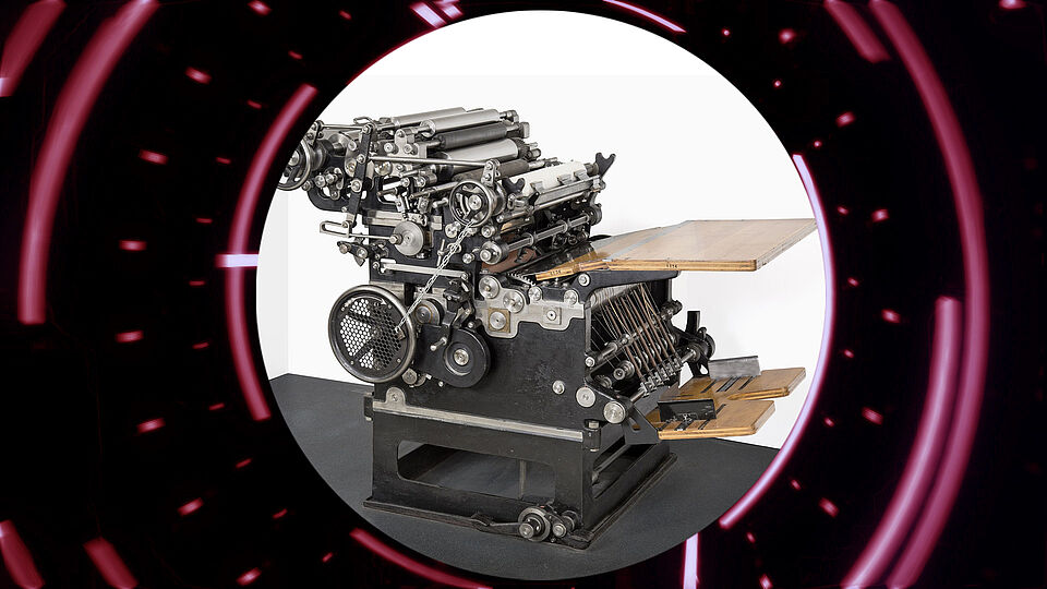 Offsetdruckmaschine “Rheingold”.
