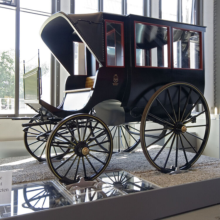 Der Kutschensimulator im Verkehrszentrum.
