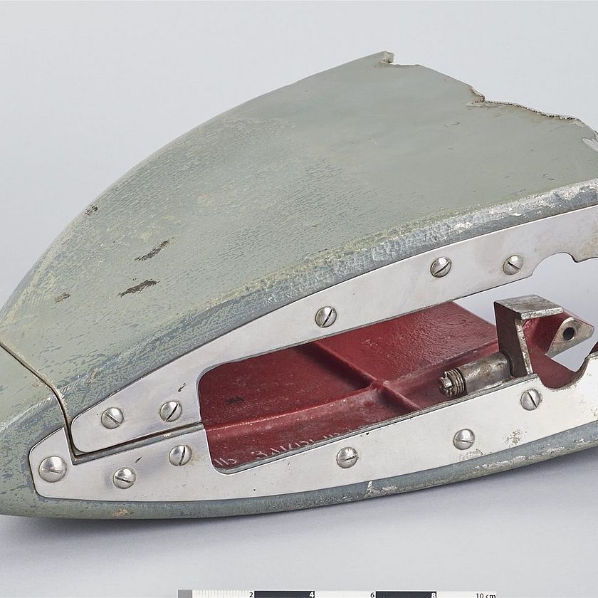 Ein Fragment eines russischen Mehrzeckkampfflugzeugs des Typs Su-30SM