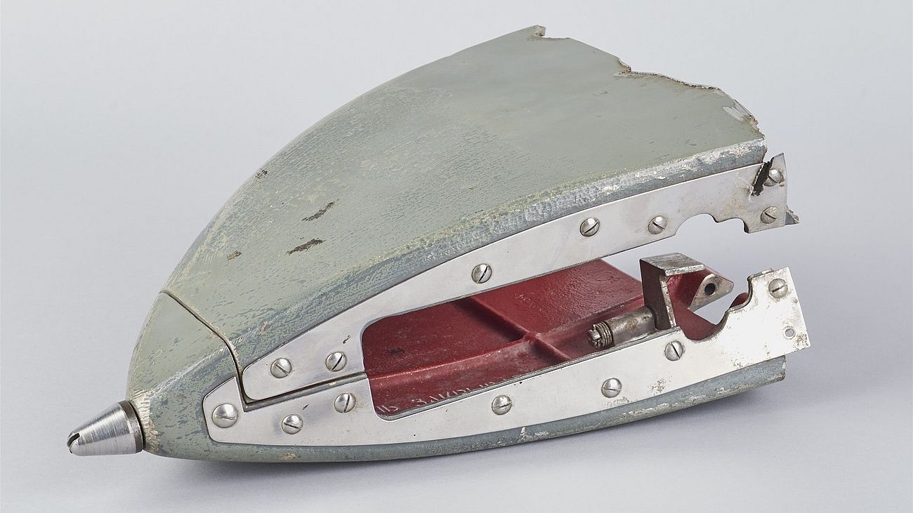 Ein Fragment eines russischen Mehrzeckkampfflugzeugs des Typs Su-30SM
