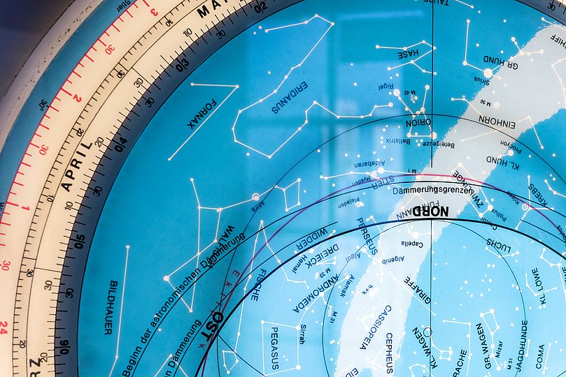 View of the astronomical calendar.