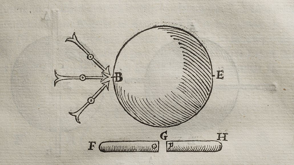 Experiment mit einem runden Magneten