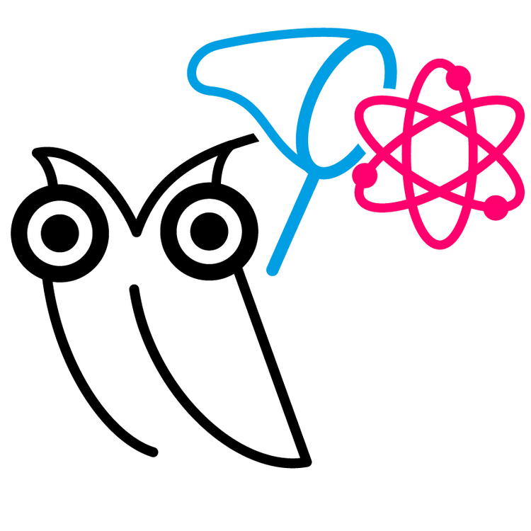 Maskottchen Eule Pfiffikus der Bildung im Deutschen Museum Bonn für den Workshop Auf Teilchenjagd.