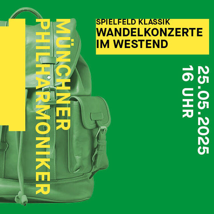Plakat Wandelkonzerte im Westend.