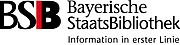 Das Logo der Bayerischen Staatsbibliothek Das Logo der Bayerischen Staatsbibliothek