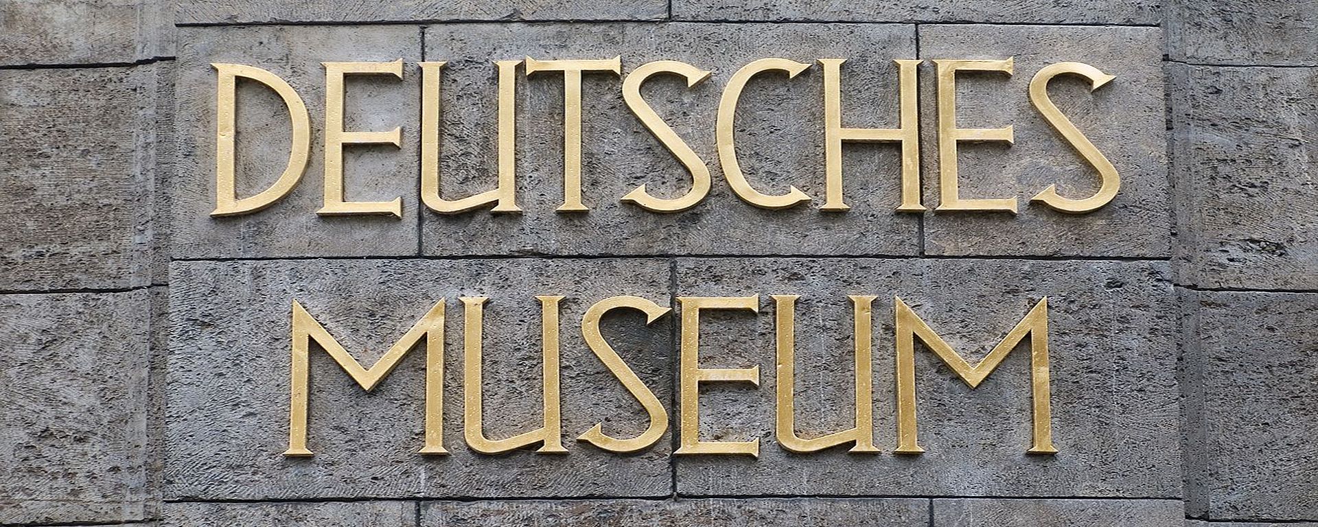 Schriftzug Deutsches Museum Schriftzug Deutsches Museum