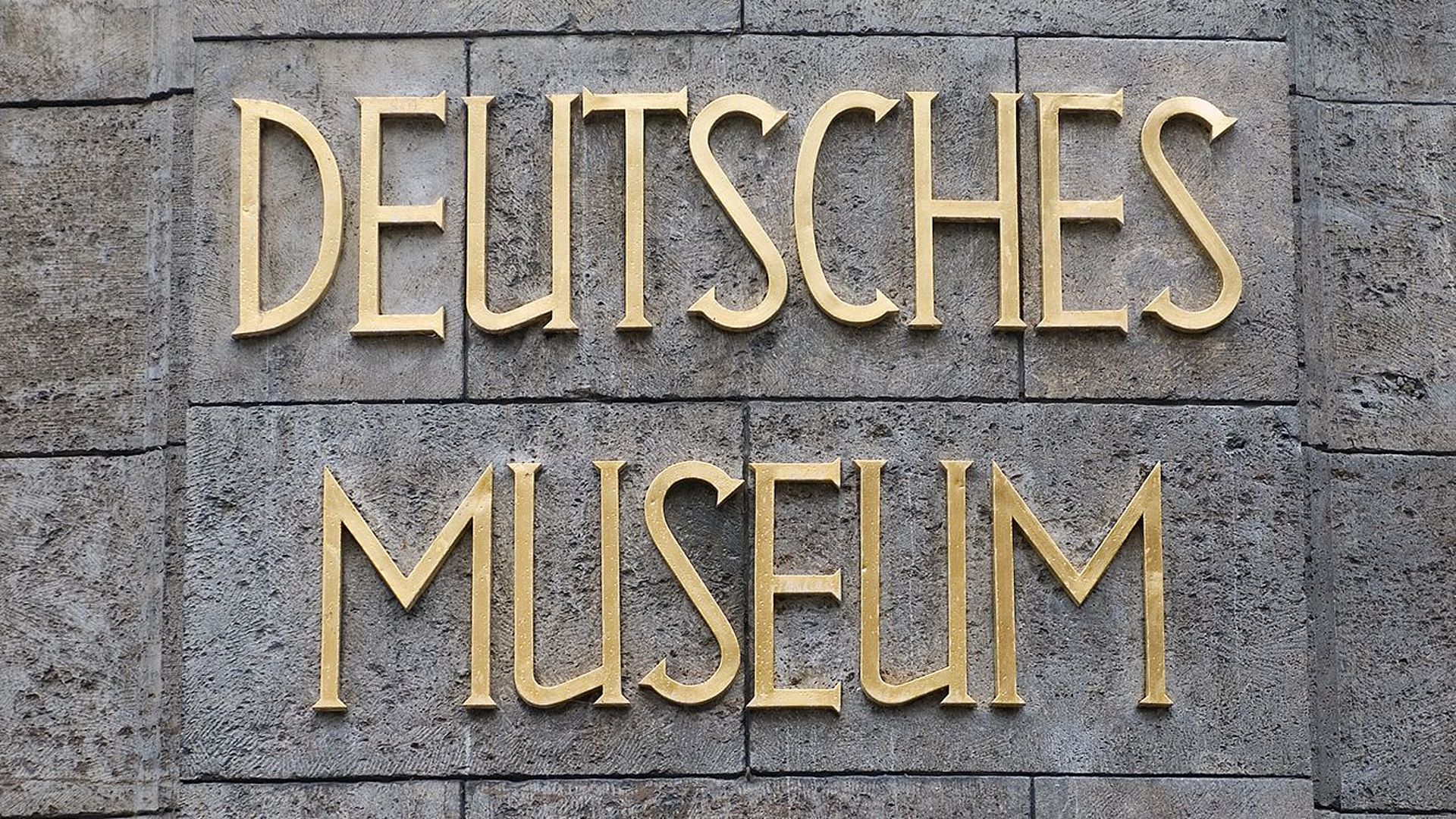 Schriftzug Deutsches Museum Schriftzug Deutsches Museum