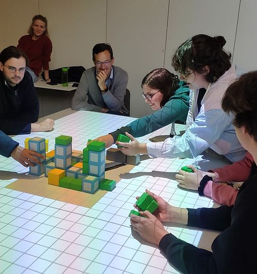 Teilnehmerinnen und Teilnehmer des Workshops "Die Stadt im Anthropozän".