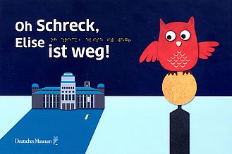 Buchcover Tastbuch "Oh Schreck, Elise ist weg!".