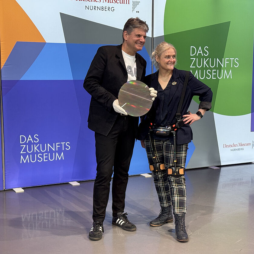 Marion Grether, Leiterin des Deutschen Museums Nürnberg, bei der Pressekonferenz