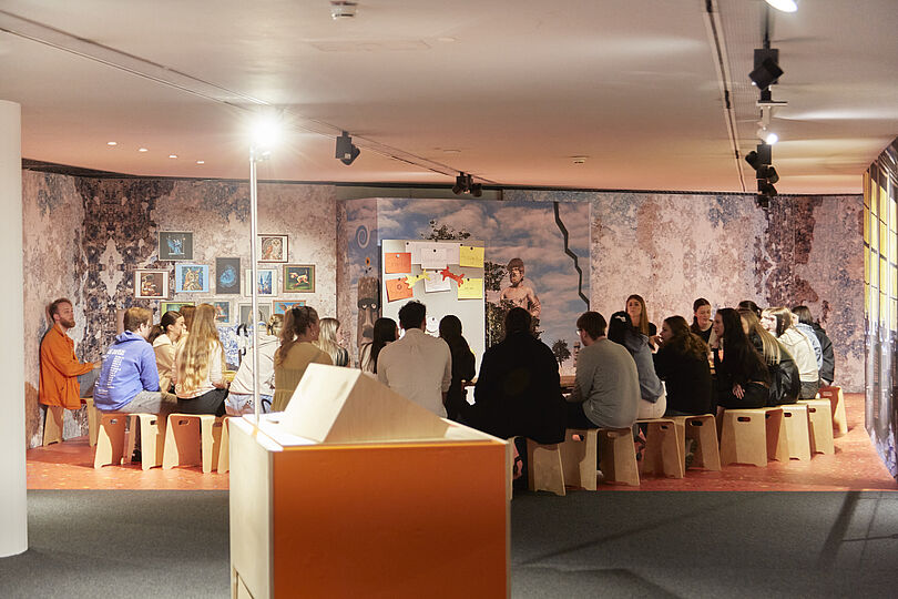 Erlebnisraum KI:Atelier im Deutschen Museum Bonn für Angebote zu KI und Kreativität 