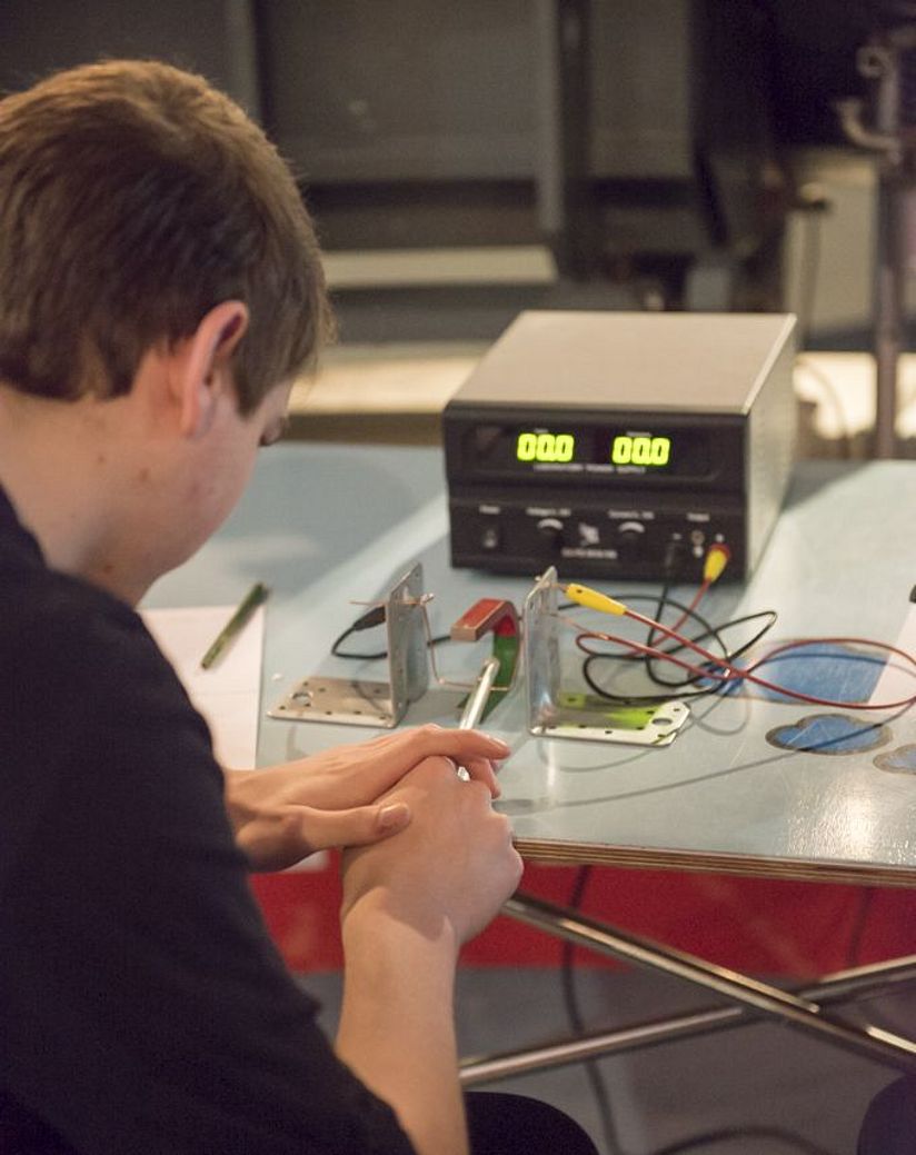 Workshop Auf Teilchenjagd im Deutschen Museum Bonn.