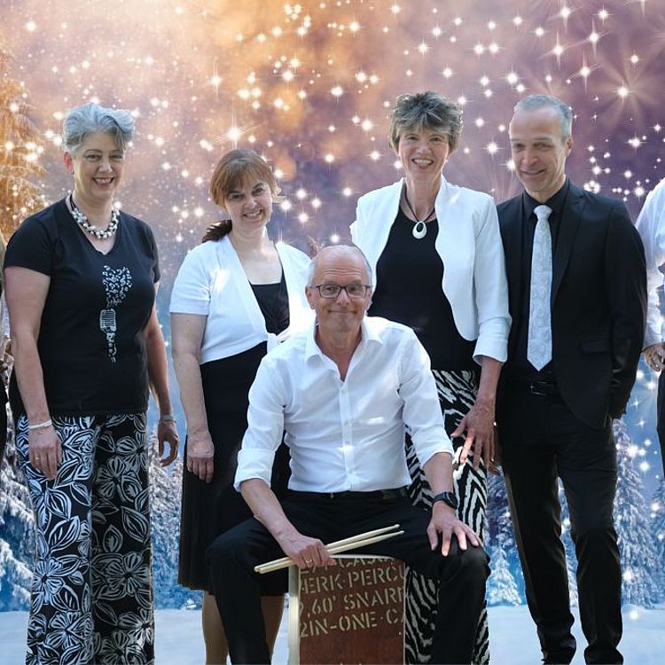 Das siebenköpfige Schleißheimer Vokalensemble VOCALISTAS.