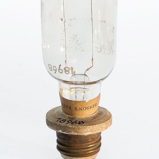 Glühlampe nach Edison-Patent