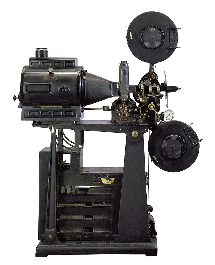 Lichttonfilm-Projektor Triergon, 1923.