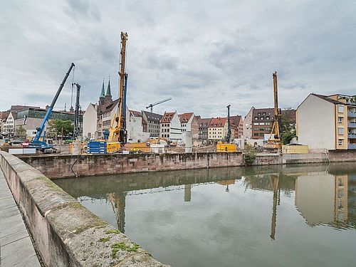Deutsches Museum Nuernberg Baustelle vom 17.09.