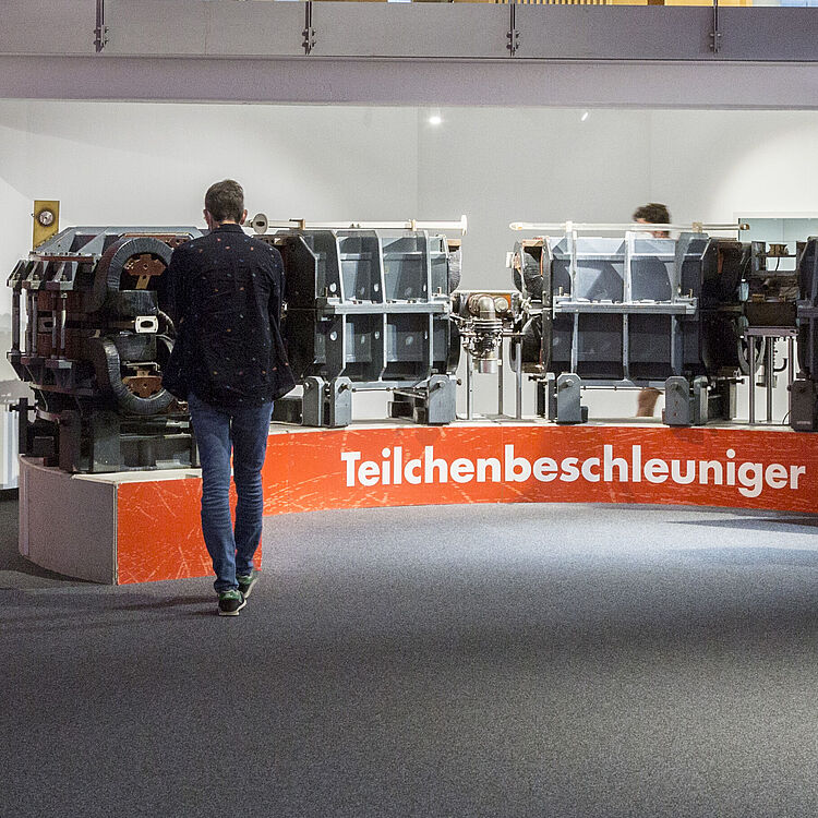 Überblick Stationen Bereich KI und Teilchenphysik Deutsches Museum Bonn.