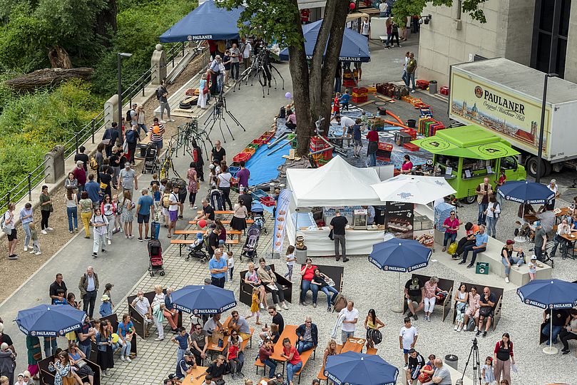 Stände beim Museumsinselfest