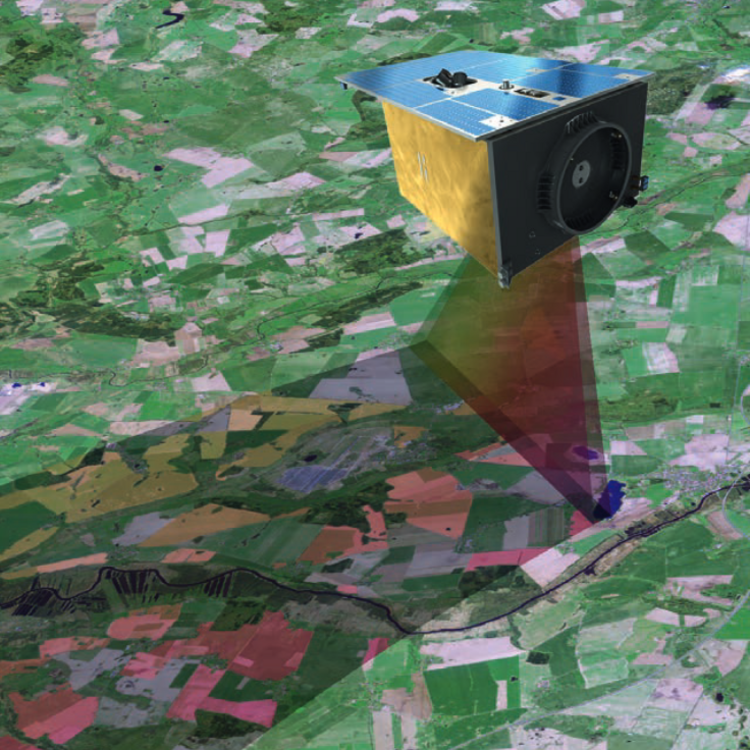  KI-Modell zur Verarbeitung großer Mengen von Satellitenbildern.