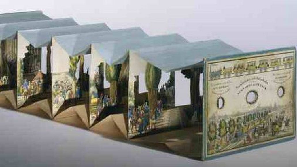 Faltperspektive „Deutschlands erste Eisenbahn“