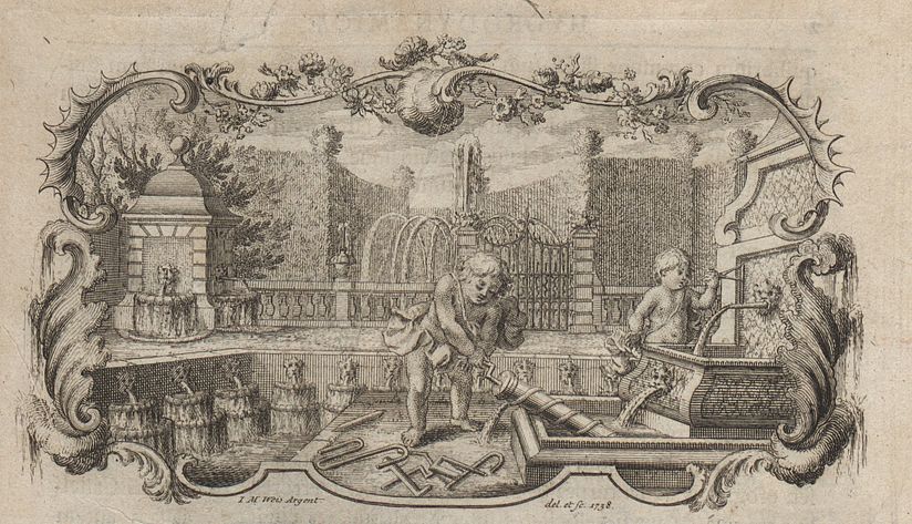 Detail des Titelkupfers.